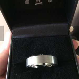 NEW Manly Bands The Savant 8mm Tungsten Wedding Ring/Band